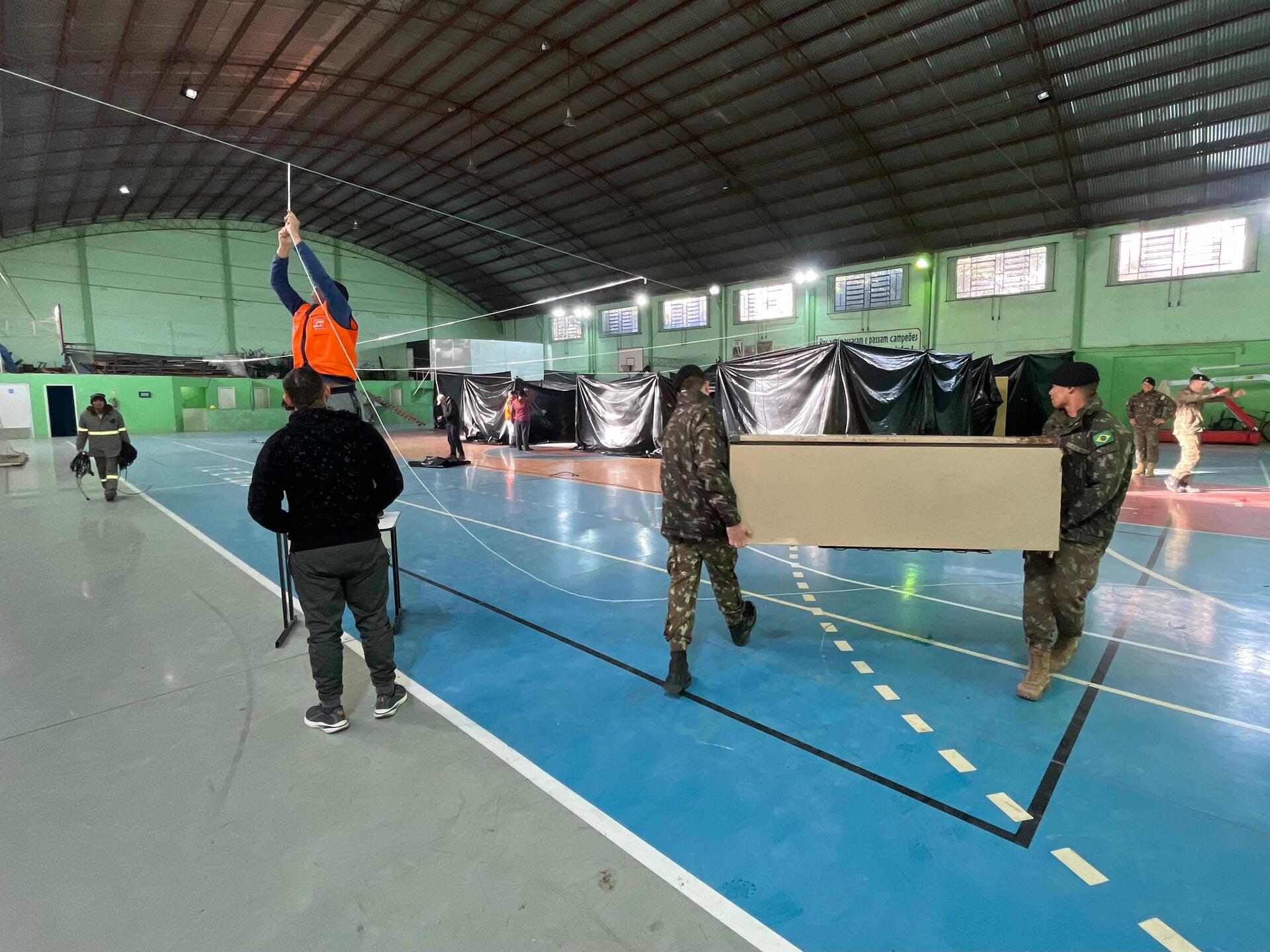 OAB Barro Preto - Prefeitura abre terceiro abrigo para atingidos pela cheia