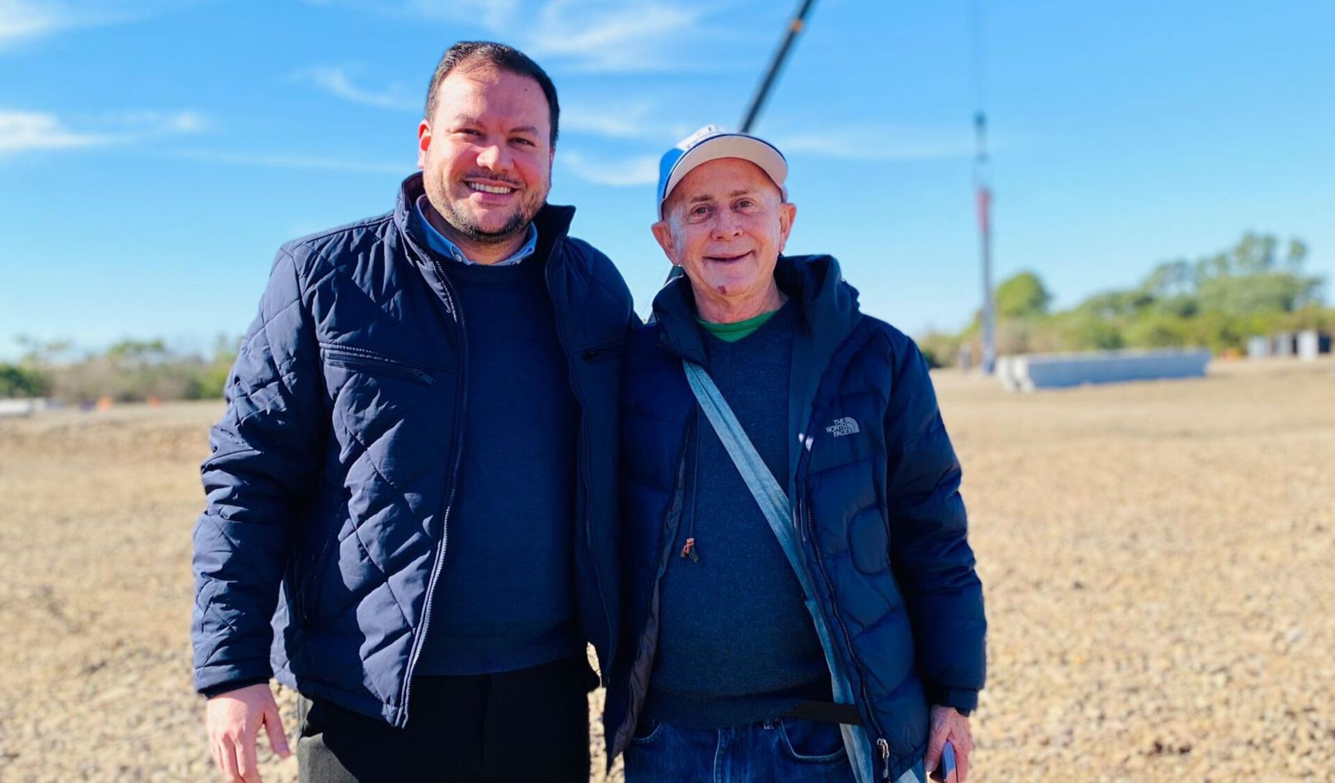 OAB Barro Preto - Prefeito visita obra da megaloja Havan em Uruguaiana