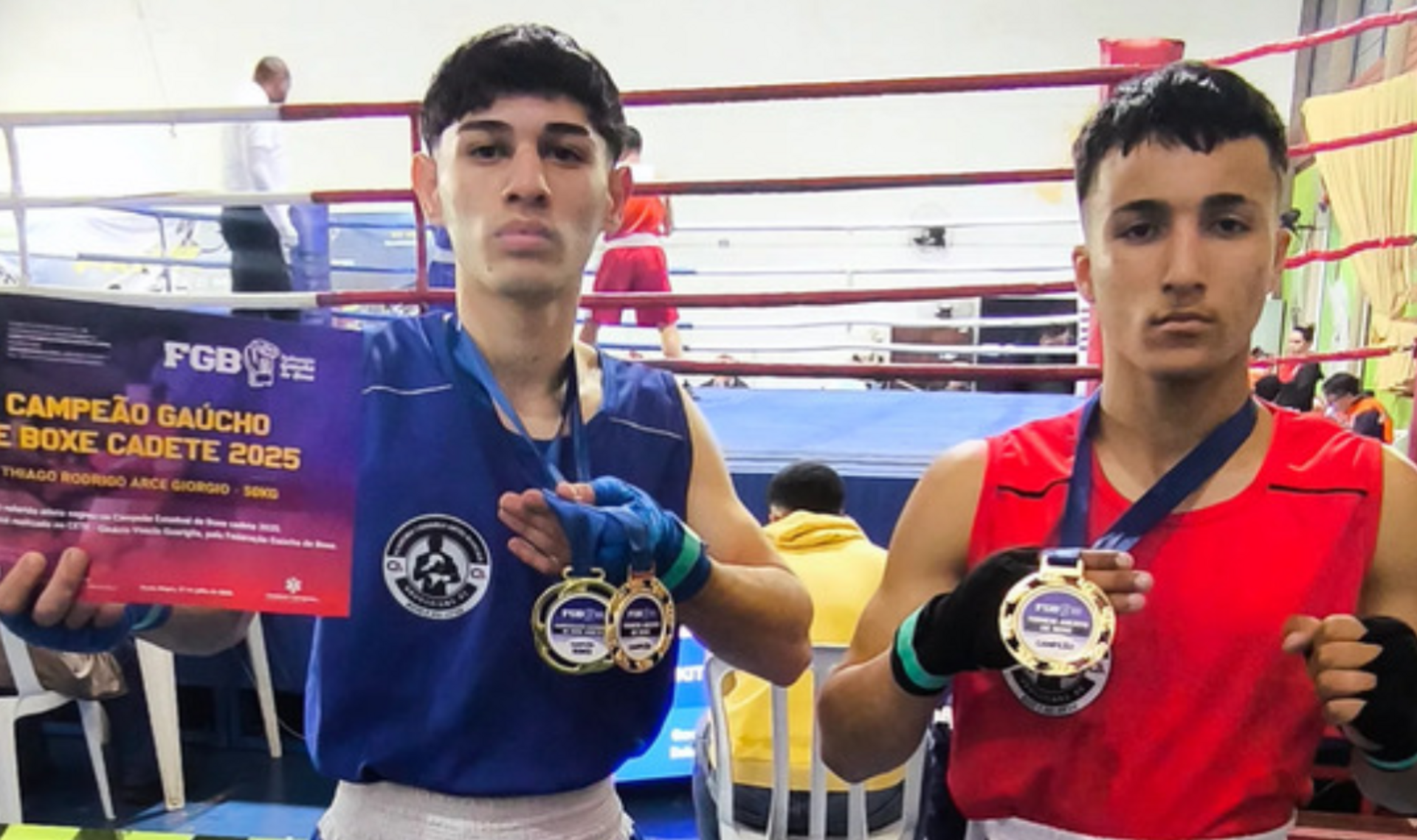OAB Barro Preto - Atletas de Uruguaiana dominam campeonato estadual de boxe na Capital