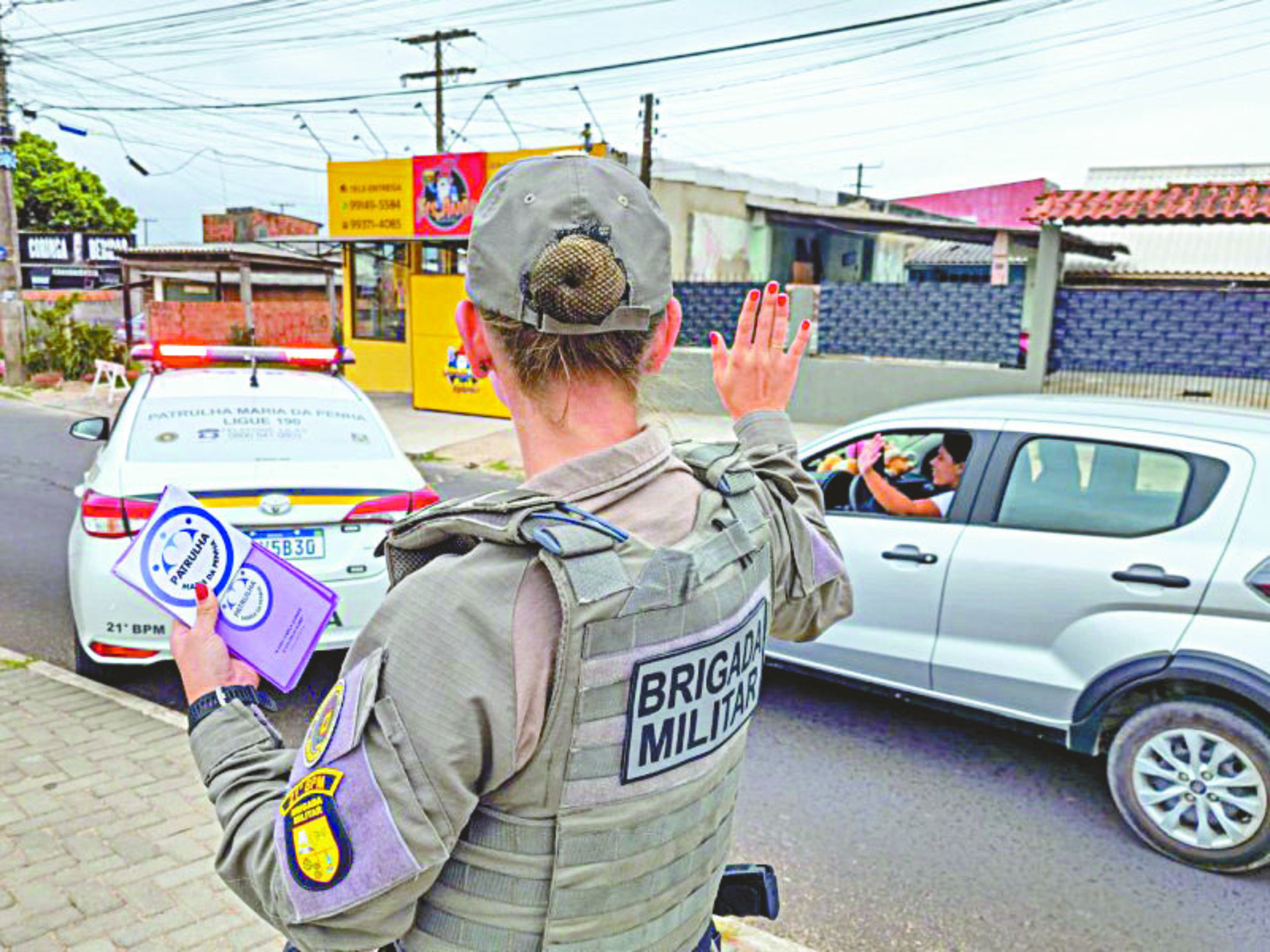 OAB Barro Preto - Brigada intensifica ações da Patrulha Maria da Penha no Agosto Lilás