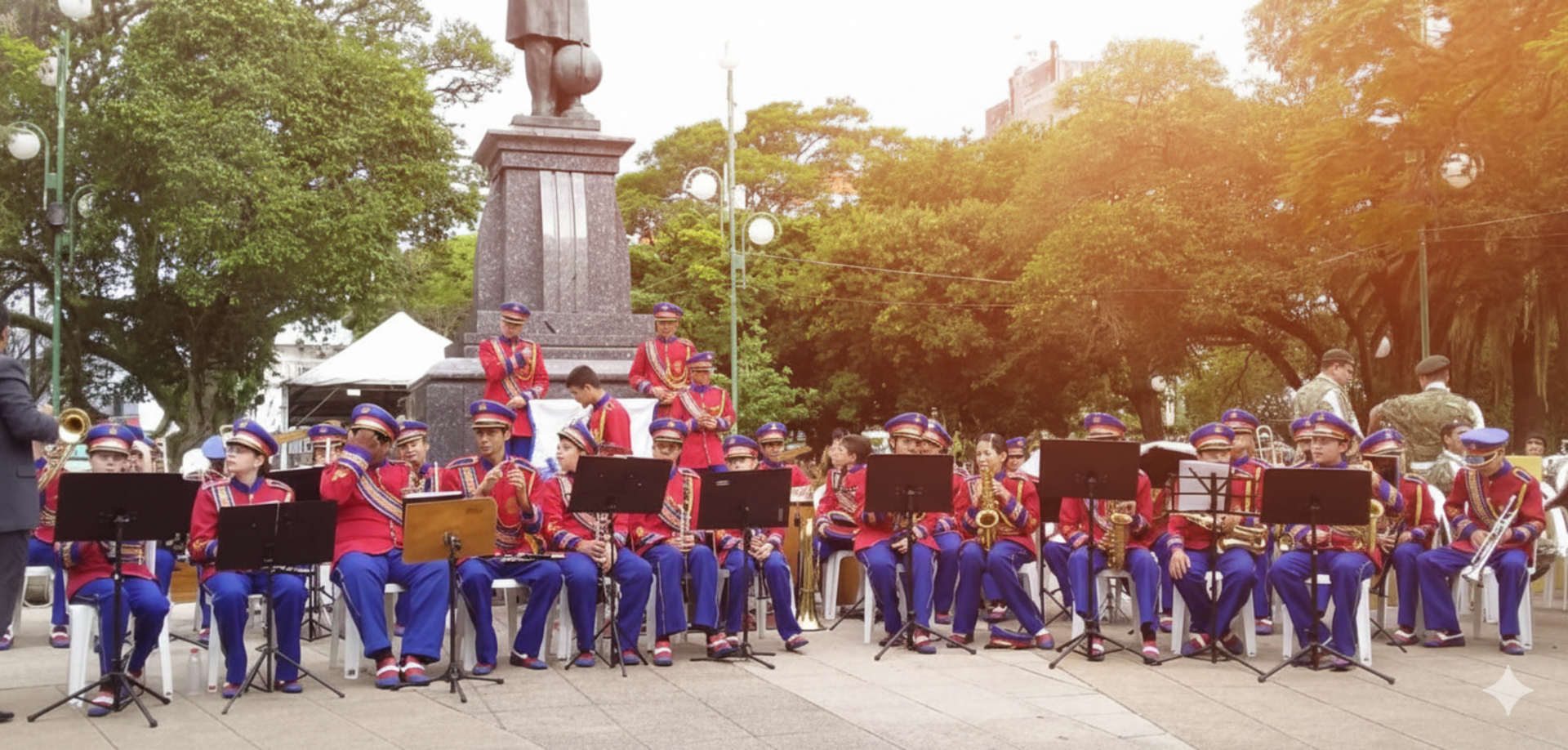 OAB Barro Preto - Festival reúne bandas escolares e militares no Parcão