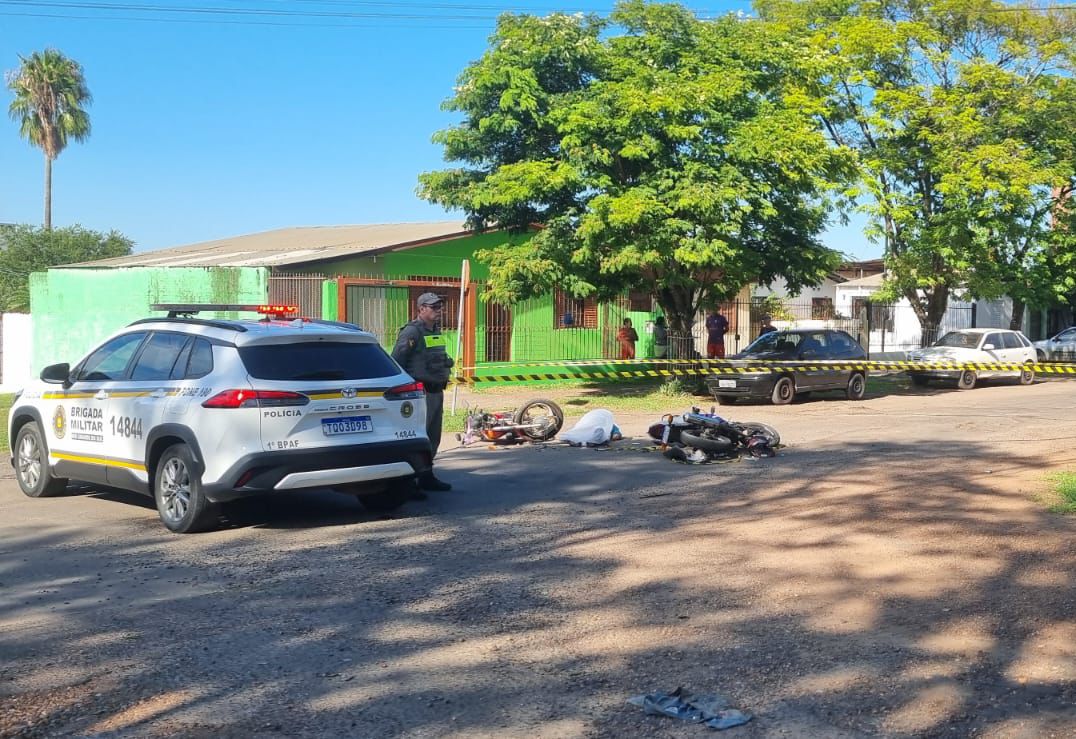 OAB Barro Preto - Acidente entre motos deixa um morto na Júlio de Castilhos