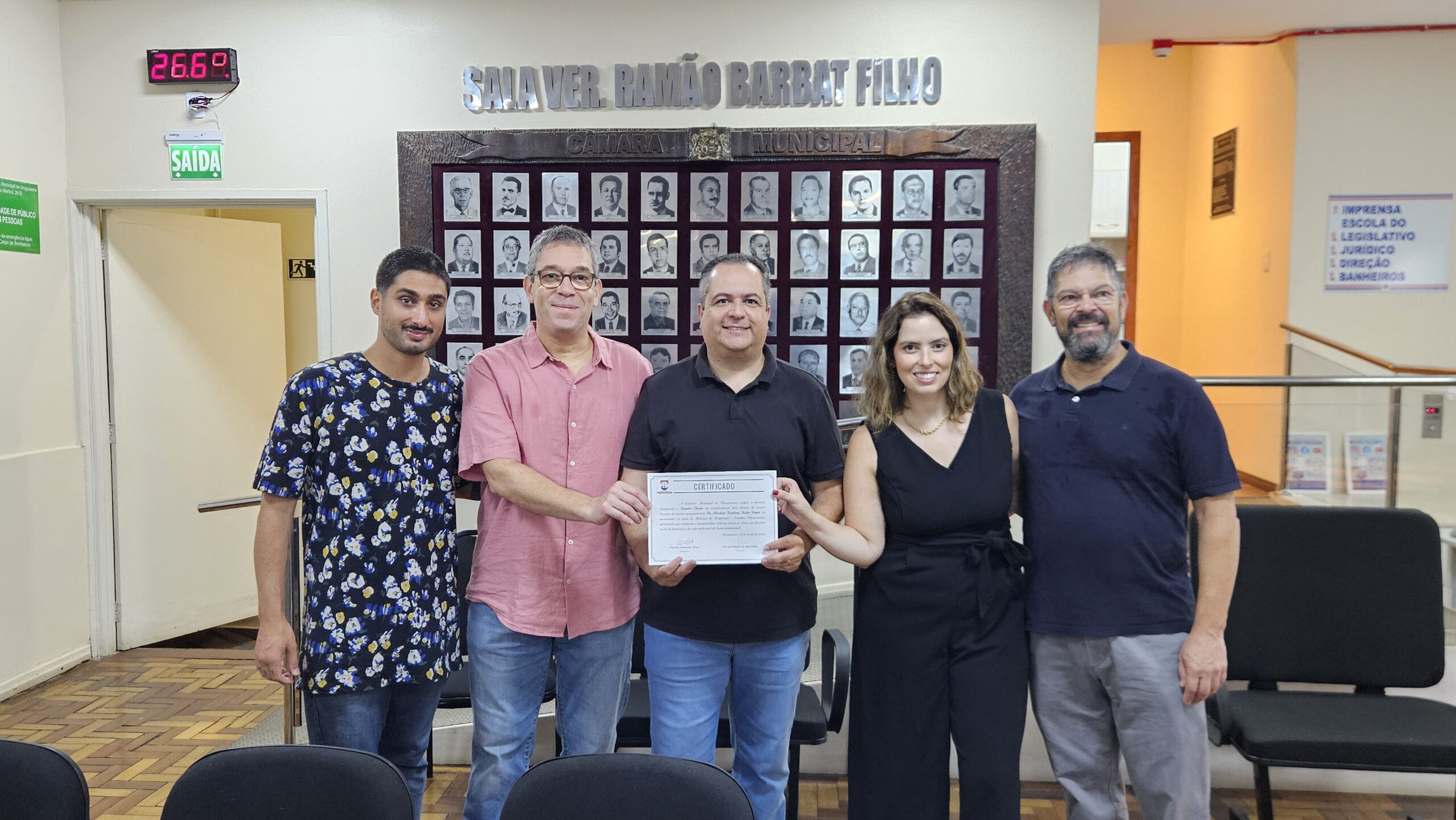 OAB Barro Preto - Câmara homenageou médico uruguaianense Abrahão Tessler