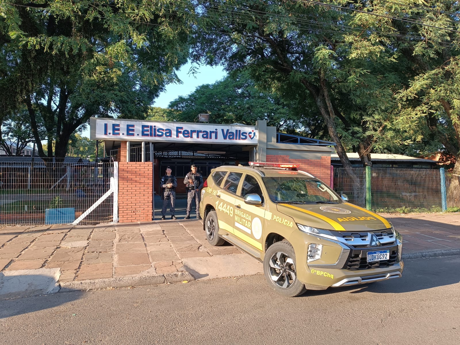 OAB Barro Preto - Choque inicia Operação Escola Segura no município