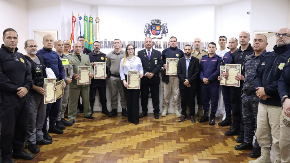 OAB Barro Preto - Profissionais da segurança foram homenageados pelo Legislativo