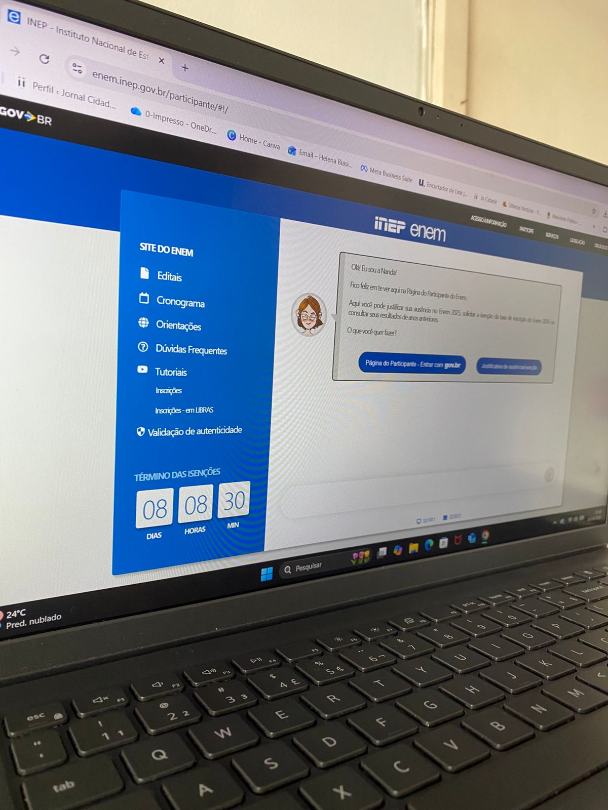 OAB Barro Preto - Alunos do 3º ano do ensino médio podem solicitar isenção no Enem 2026