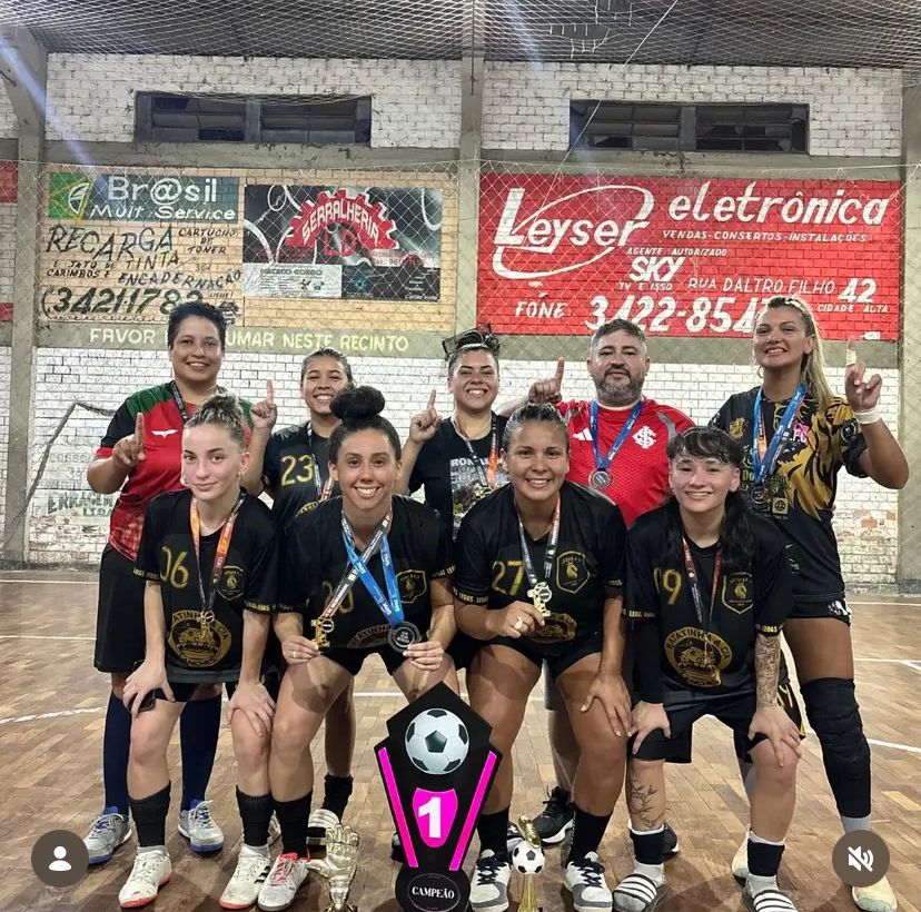 OAB Barro Preto - Leoas de Uruguaiana conquistam título invicto no torneio “Rainha das Quadras”