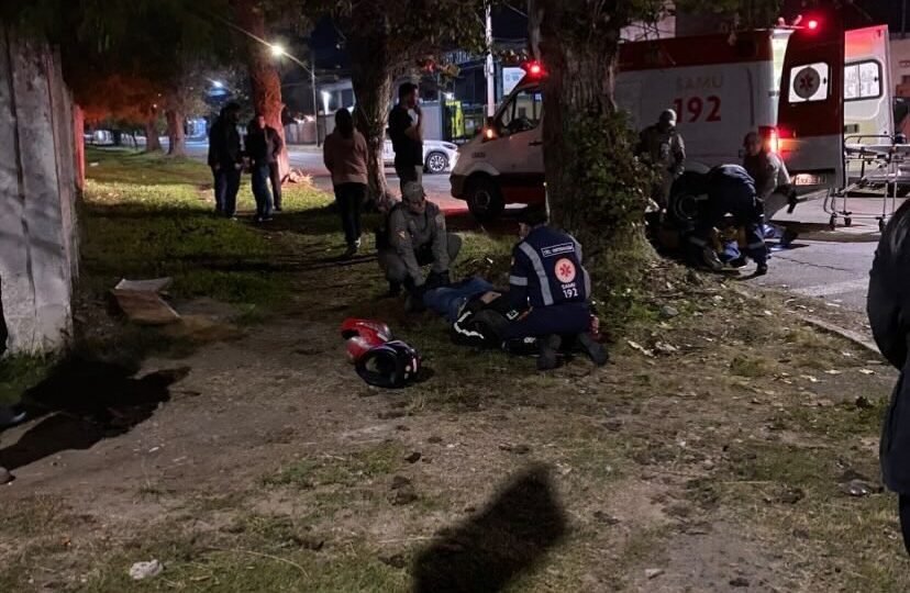 OAB Barro Preto - Duas vítimas ficam em estado grave após acidente entre carro e moto