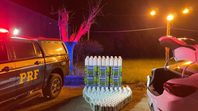 Jovem é preso por contrabando na BR-290