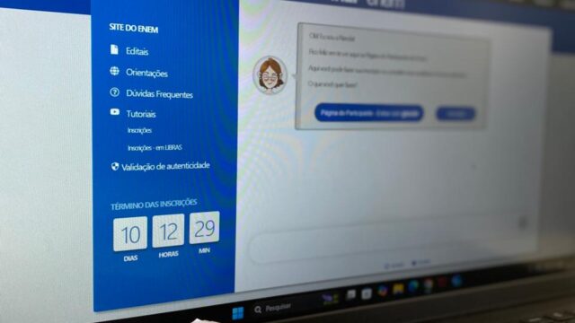 Abertas inscrições para o Enem 2026