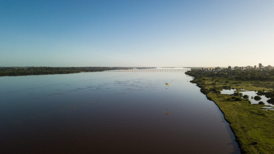 OAB Barro Preto - Nível do Rio Uruguai está em elevação em Uruguaiana
