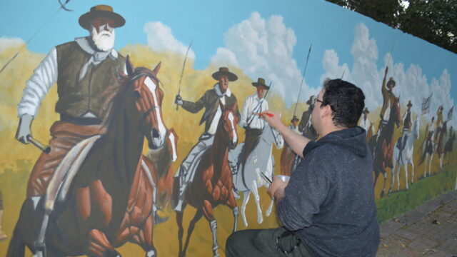 Uruguaiana ganha novo mural de arte urbana