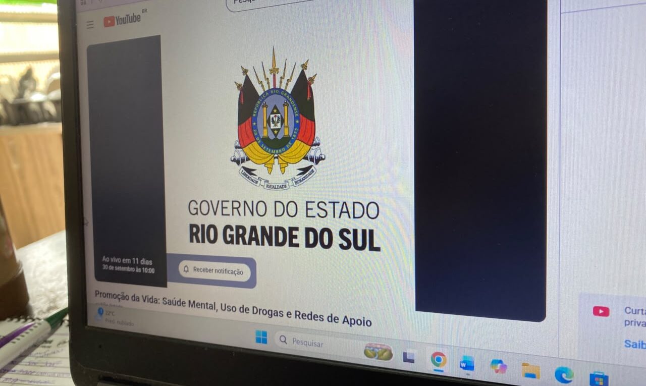 Seminário online aborda saúde mental, prevenção e redes de apoio