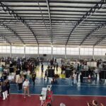 Primeira edição da Fecipampa reuniu cerca de 600 pessoas no Ginásio da EMEB Rui Barbosa.