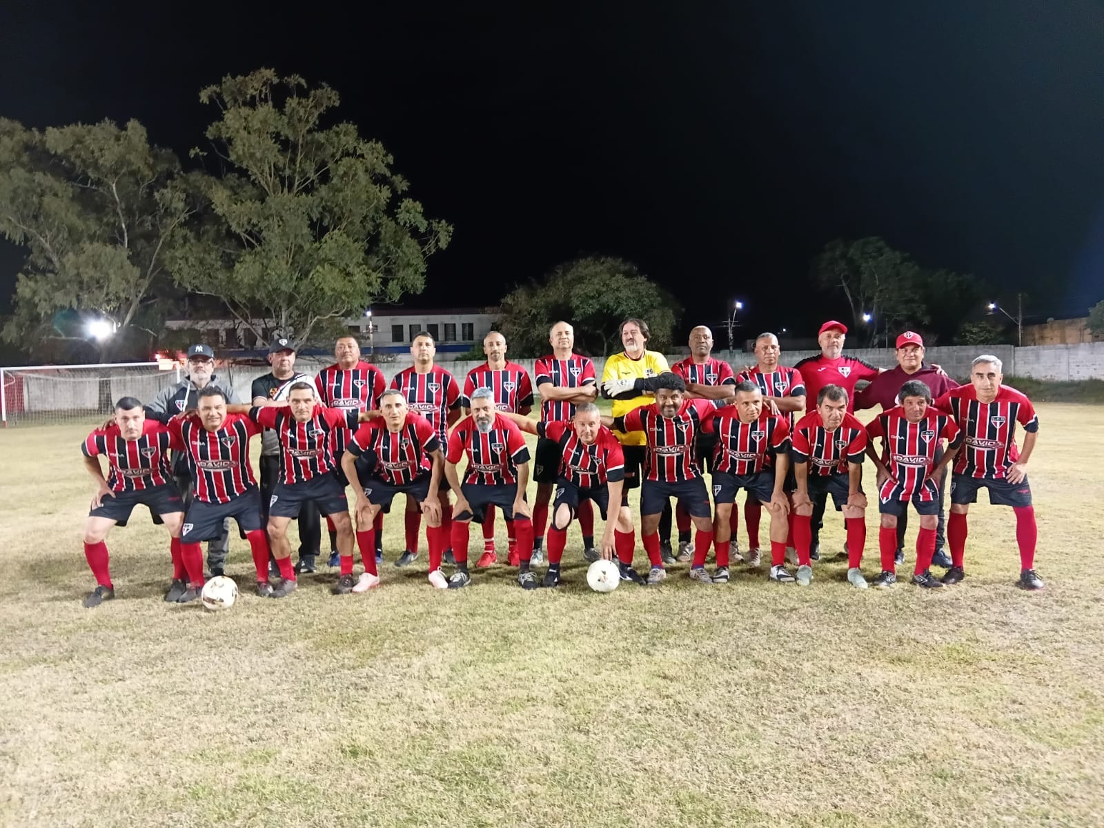 Guarani entrou em campo na abertura do Campeonato Master Cinquentão