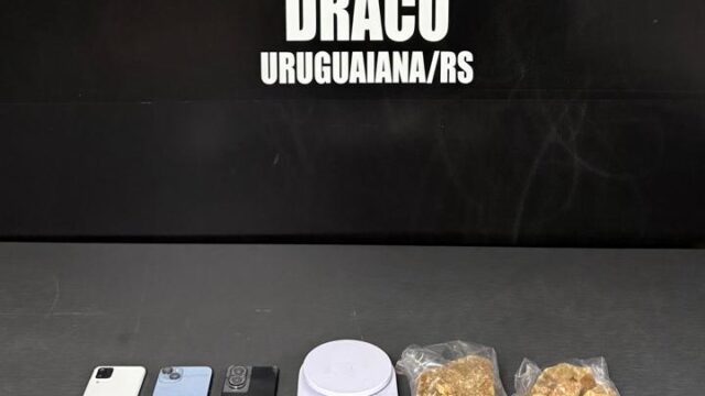Três pessoas presas por tráfico de drogas